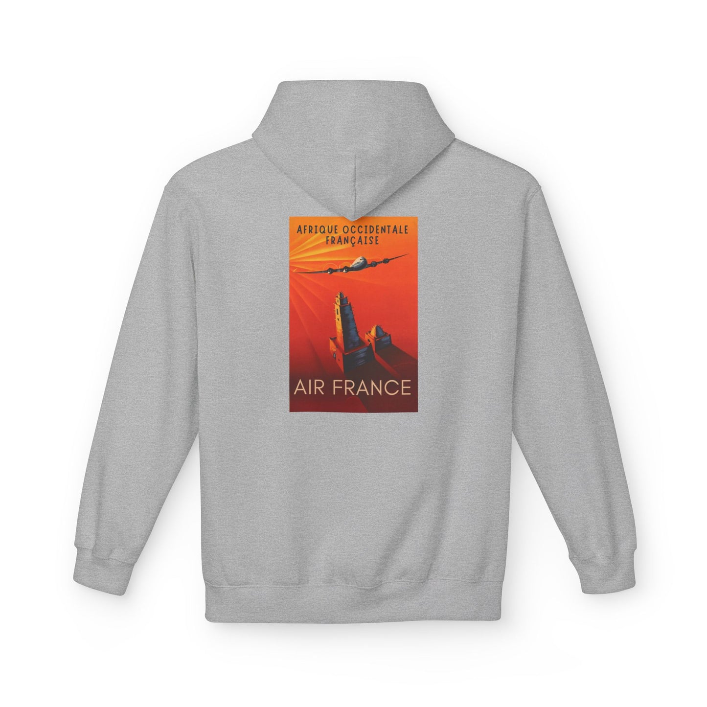 Felpa Unisex con cappuccio e stampa esclusiva T&t21 Air Vintage