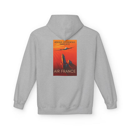 Felpa Unisex con cappuccio e stampa esclusiva T&t21 Air Vintage