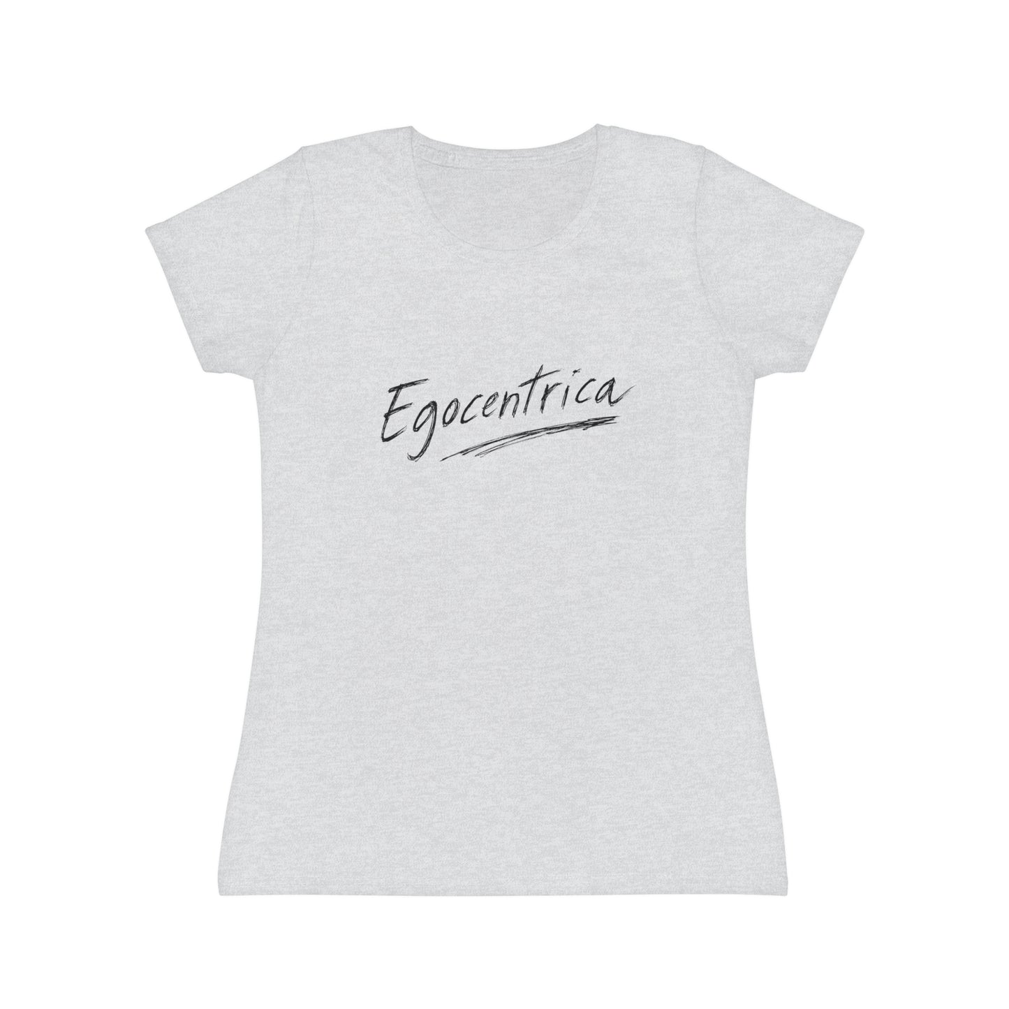 T-Shirt Donna “Egocentrica” Slim Fit in Cotone