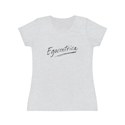 T-Shirt Donna “Egocentrica” Slim Fit in Cotone