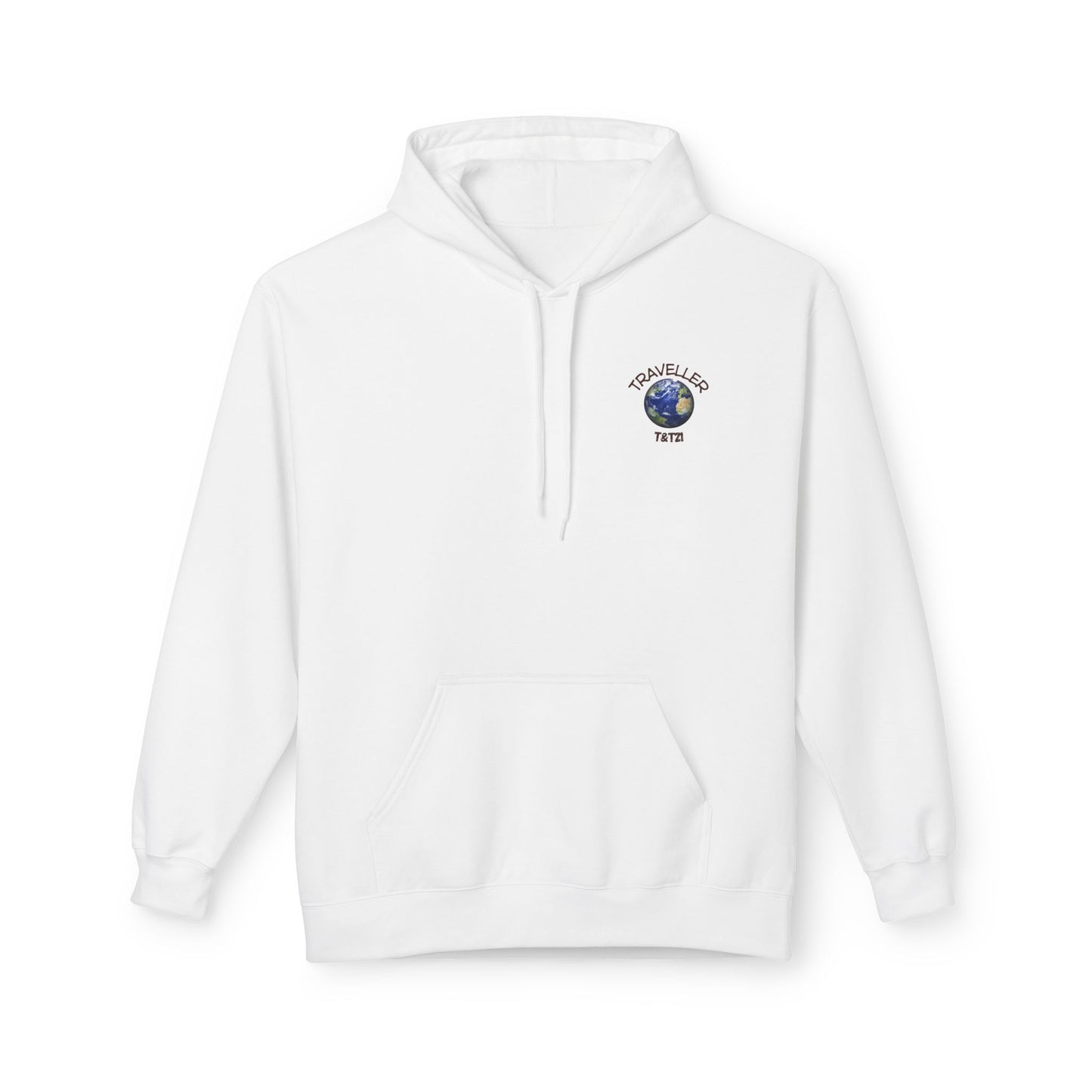 Felpa Unisex con cappuccio e stampa esclusiva T&t21 Traveller 30