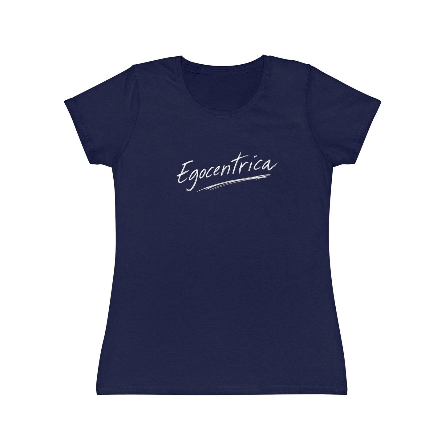 T-Shirt Donna “Egocentrica” Slim Fit in Cotone