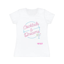 Carica l&#39;immagine nel visualizzatore di Gallery, T-Shirt Donna Cocktails and Dreams Thisandtha21.com Style
