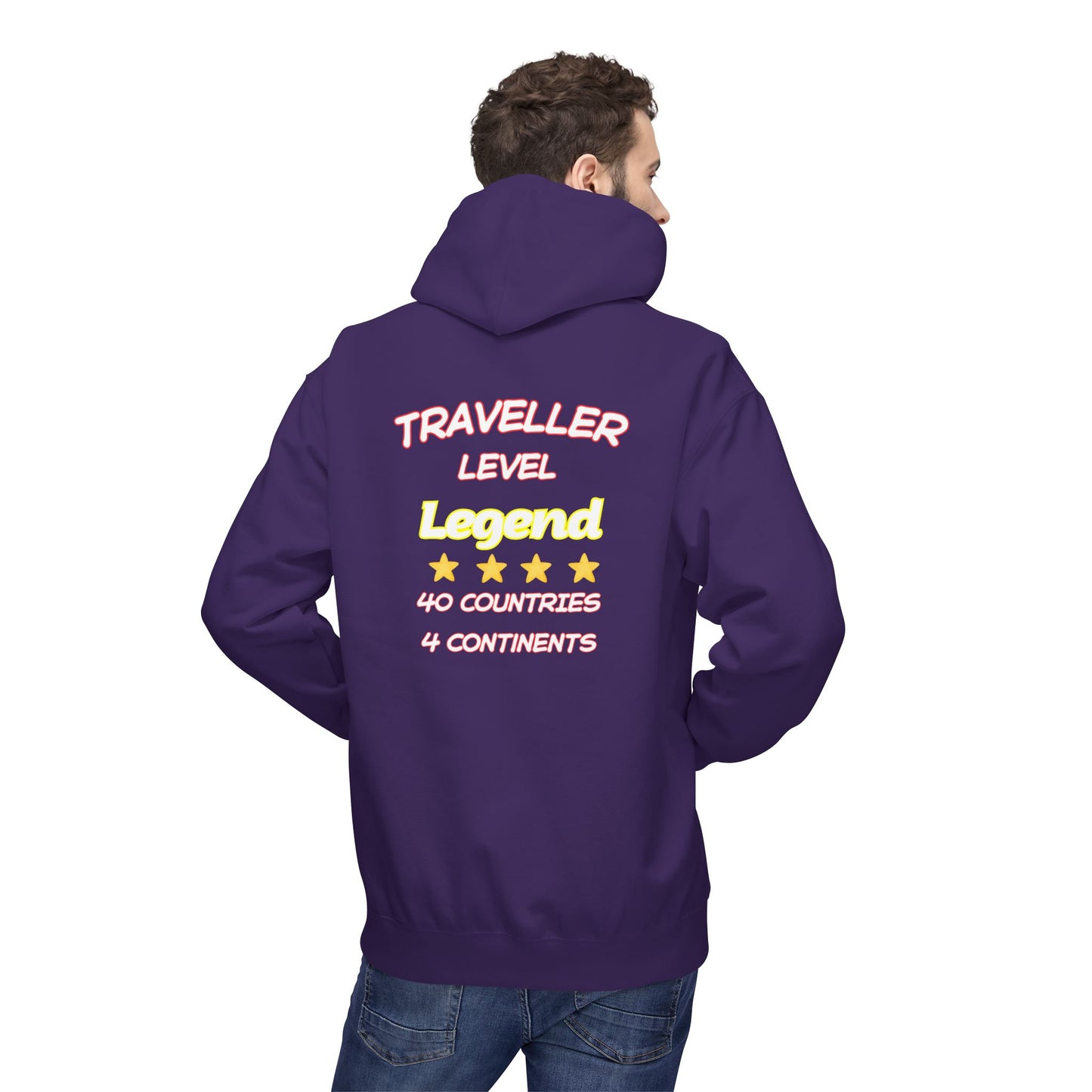 Felpa Unisex con cappuccio e stampa esclusiva T&t21 Legend