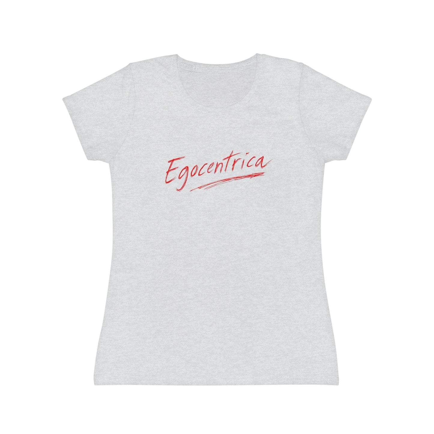T-Shirt Donna “Egocentrica” Slim Fit in Cotone