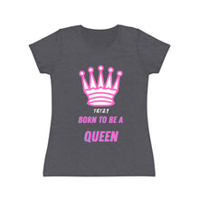 Carica l&#39;immagine nel visualizzatore di Gallery, T-Shirt Donna Born to be a Queen Thisandthat21.com Style
