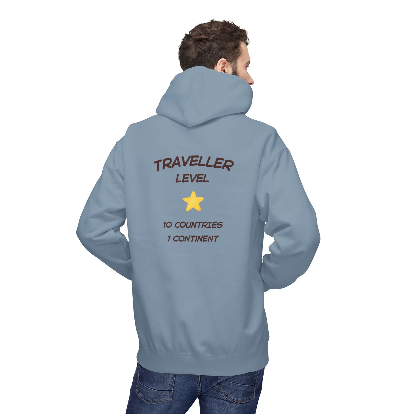 Felpa Unisex con cappuccio e stampa esclusiva T&t21 Traveller 10