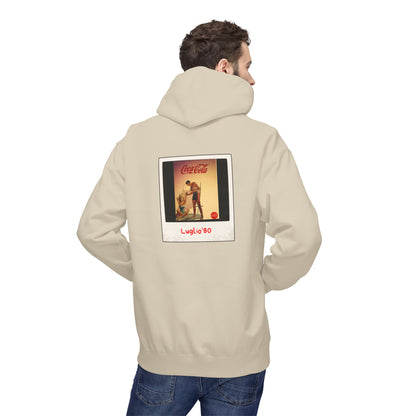 Felpa Unisex con cappuccio e stampa esclusiva T&t21 Estate '80