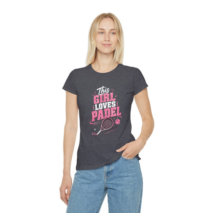 Maglietta Donna Padel Vintage | T-Shirt Sportiva Slim Fit