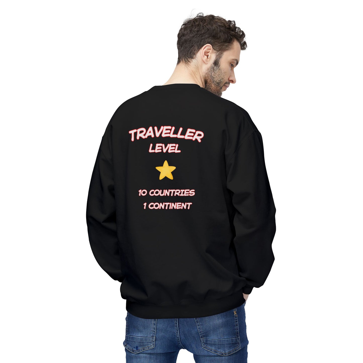 Felpa Unisex con stampa esclusiva T&t21 traveller 10