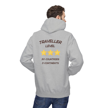 Felpa Unisex con cappuccio e stampa esclusiva T&t21 Traveller 30