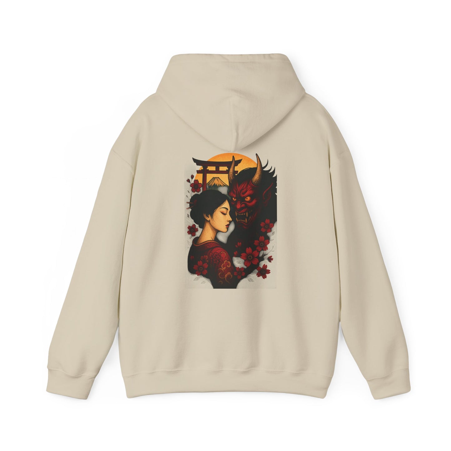 Felpa Unisex con cappuccio e stampa esclusiva T&t21 Anime