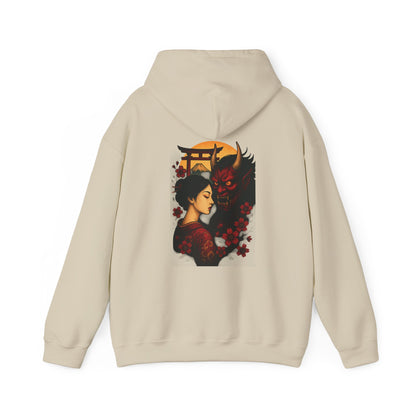 Felpa Unisex con cappuccio e stampa esclusiva T&t21 Anime