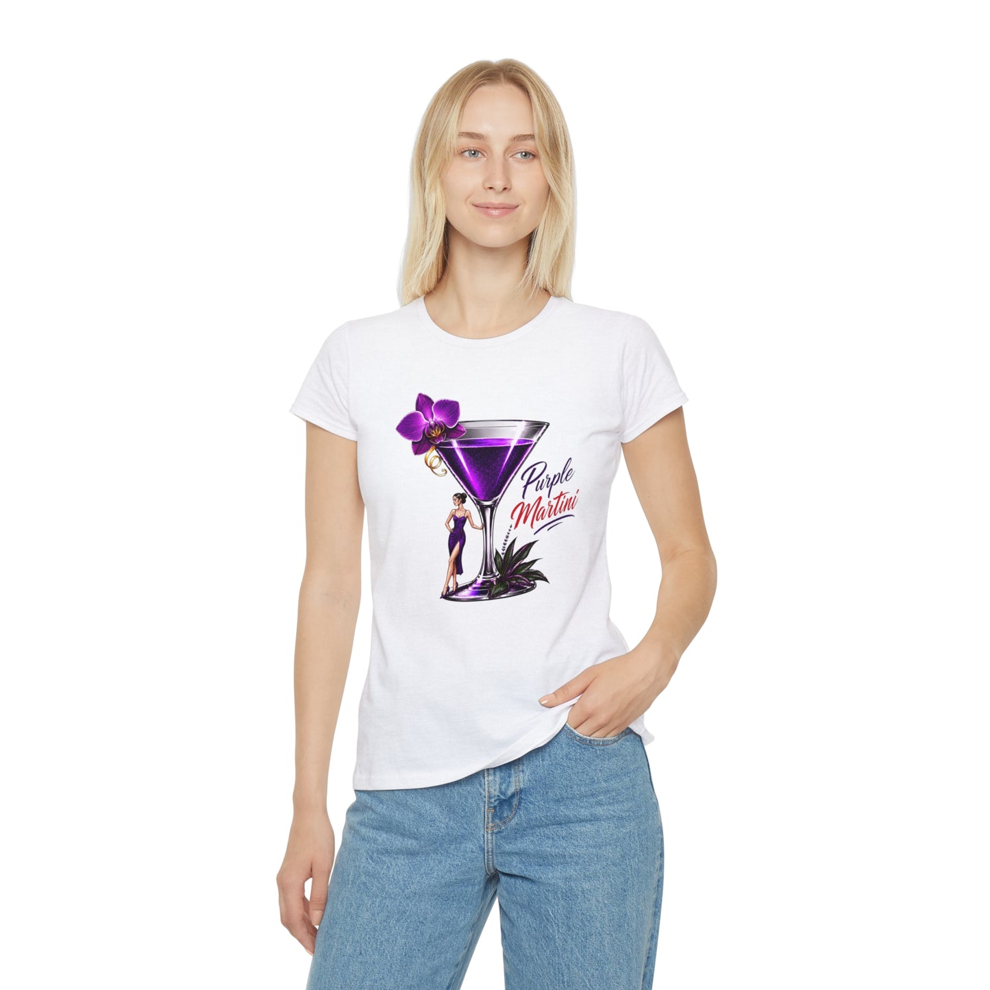 T-shirt donna Purple Viola – Maglietta retrò con stampa