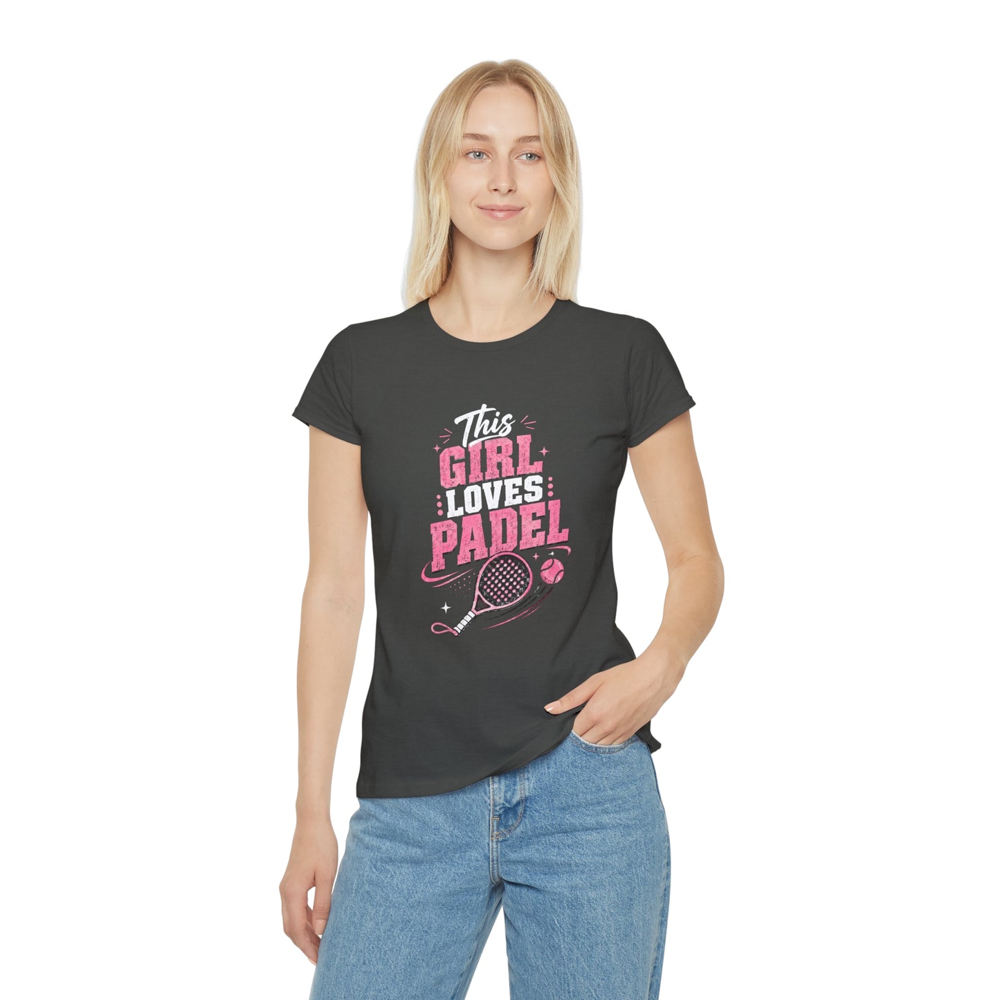 Maglietta Donna Padel Vintage | T-Shirt Sportiva Slim Fit