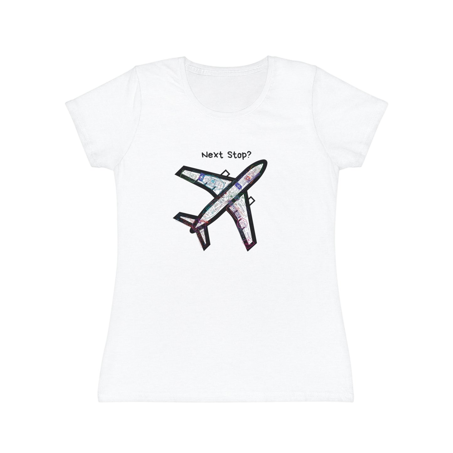 T-shirt Donna Slim Next Stop?