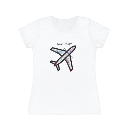 T-shirt Donna Slim Next Stop?
