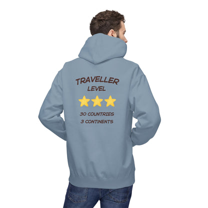 Felpa Unisex con cappuccio e stampa esclusiva T&t21 Traveller 30