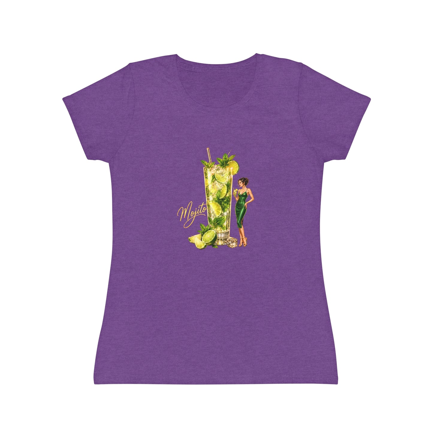 T-shirt donna Mojito Cocktail – Maglietta estiva retrò con grafica vintage