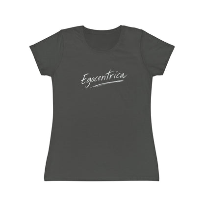 T-Shirt Donna “Egocentrica” Slim Fit in Cotone
