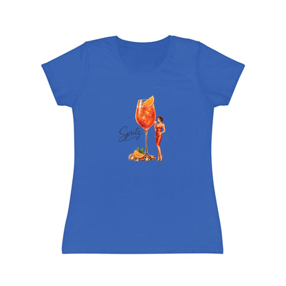 T-shirt donna Aperol Spritz – Maglietta estiva retrò con grafica cocktail