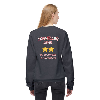 Felpa Unisex con stampa esclusiva T&t21 Traveller 20