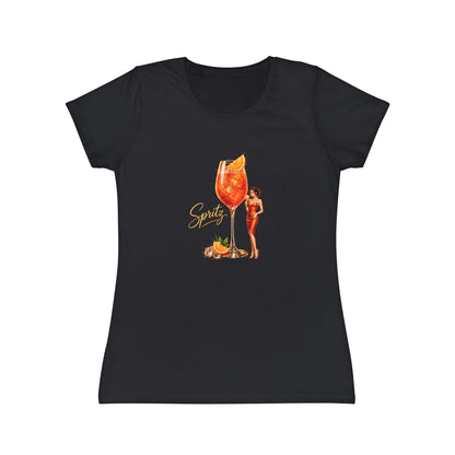 T-shirt donna Aperol Spritz – Maglietta estiva retrò con grafica cocktail vintage