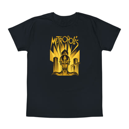 Metropolis Art Deco T-Shirt — Unisex Retro Robot Poster Tee