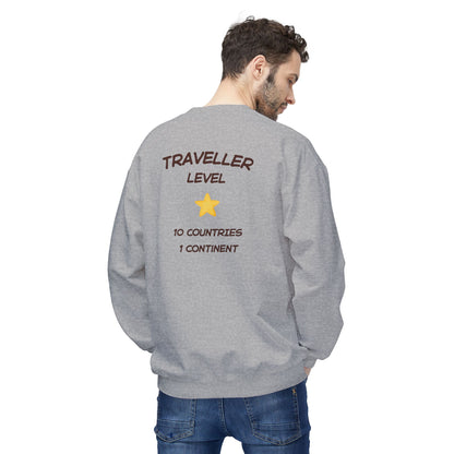 Felpa Unisex con stampa esclusiva T&t21 Traveller