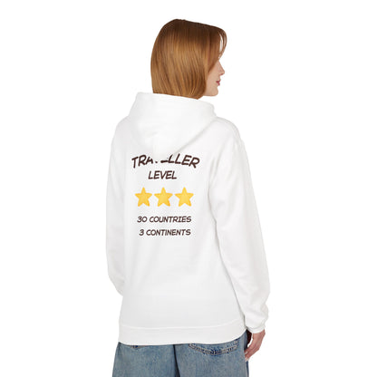 Felpa Unisex con cappuccio e stampa esclusiva T&t21 Traveller 30