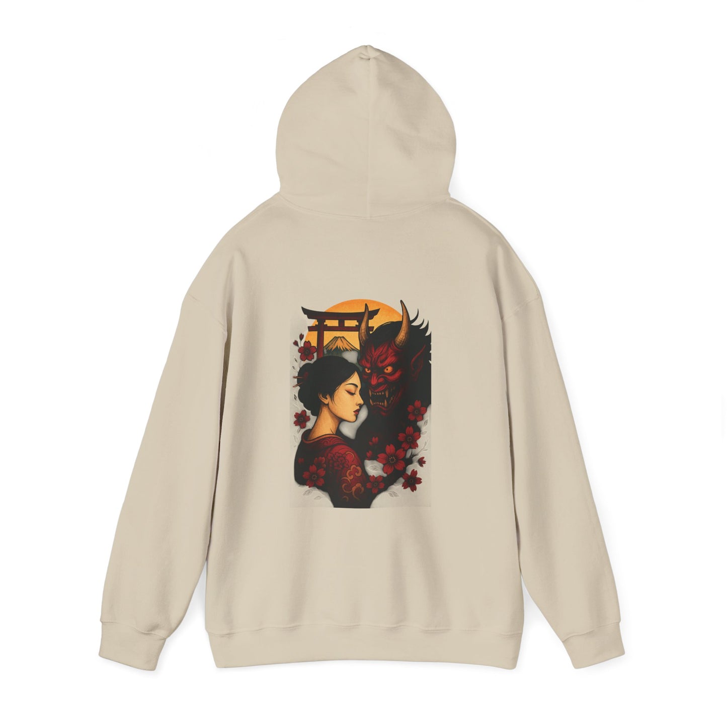 Felpa Unisex con cappuccio e stampa esclusiva T&t21 Anime