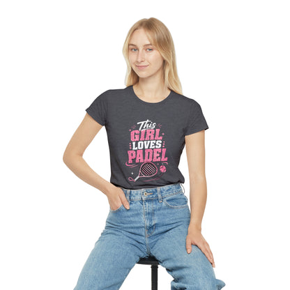 Maglietta Donna Padel Vintage | T-Shirt Sportiva Slim Fit