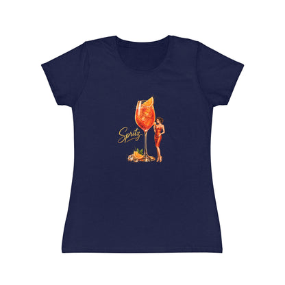 T-shirt donna Aperol Spritz – Maglietta estiva retrò con grafica cocktail vintage
