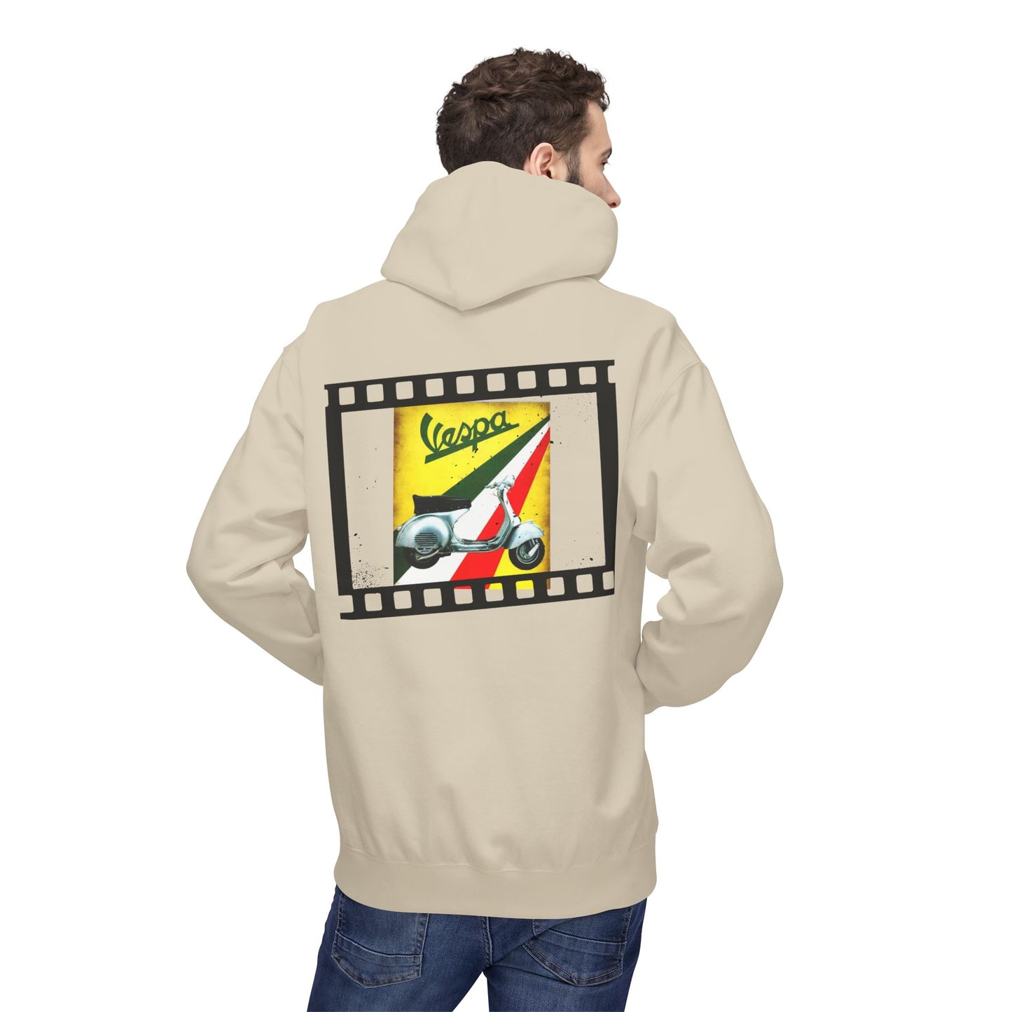 Felpa Unisex con cappuccio e stampa esclusiva T&t21 Italian Vintage