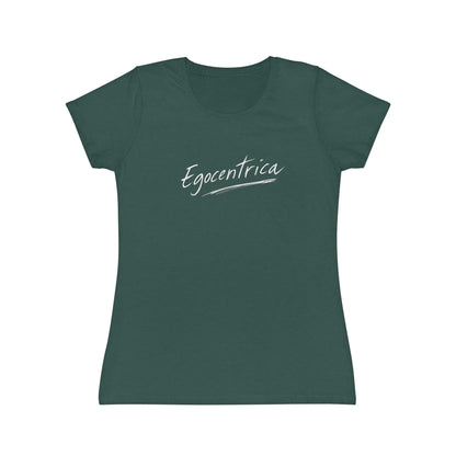 T-Shirt Donna “Egocentrica” Slim Fit in Cotone