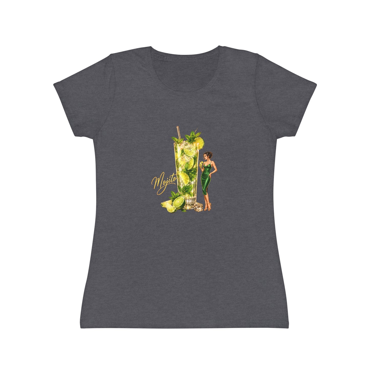 T-shirt donna Mojito Cocktail – Maglietta estiva retrò con grafica vintage