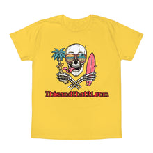 Carica l&#39;immagine nel visualizzatore di Gallery, T-Shirt Unisex Skull Surf Thisandthat21.com
