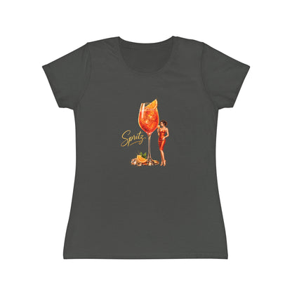 T-shirt donna Aperol Spritz – Maglietta estiva retrò con grafica cocktail vintage