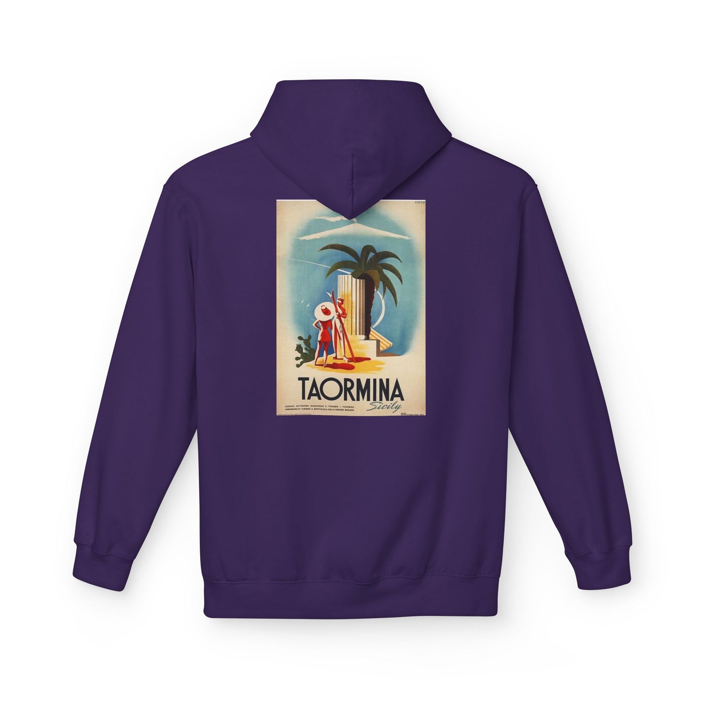 Felpa Unisex con cappuccio e stampa esclusiva T&t21 Taormina