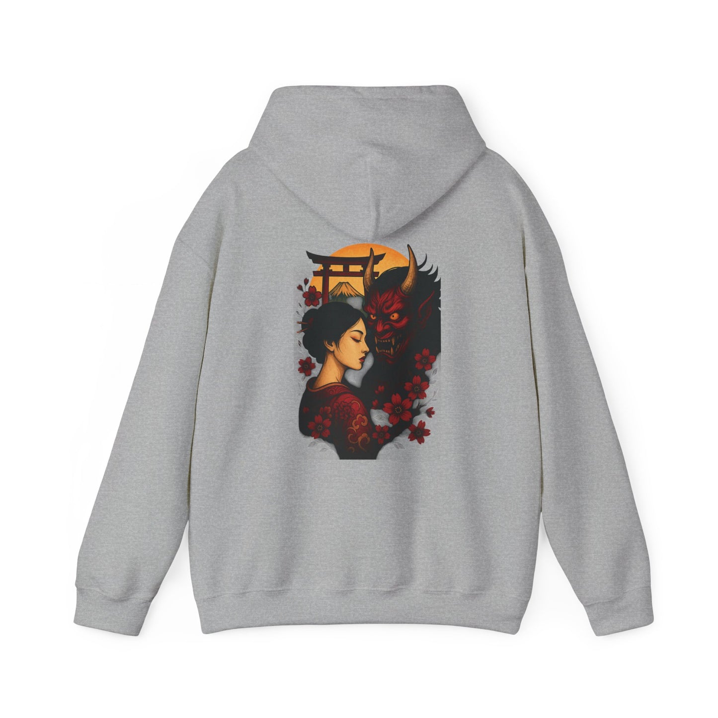 Felpa Unisex con cappuccio e stampa esclusiva T&t21 Anime