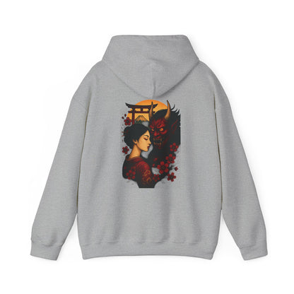 Felpa Unisex con cappuccio e stampa esclusiva T&t21 Anime