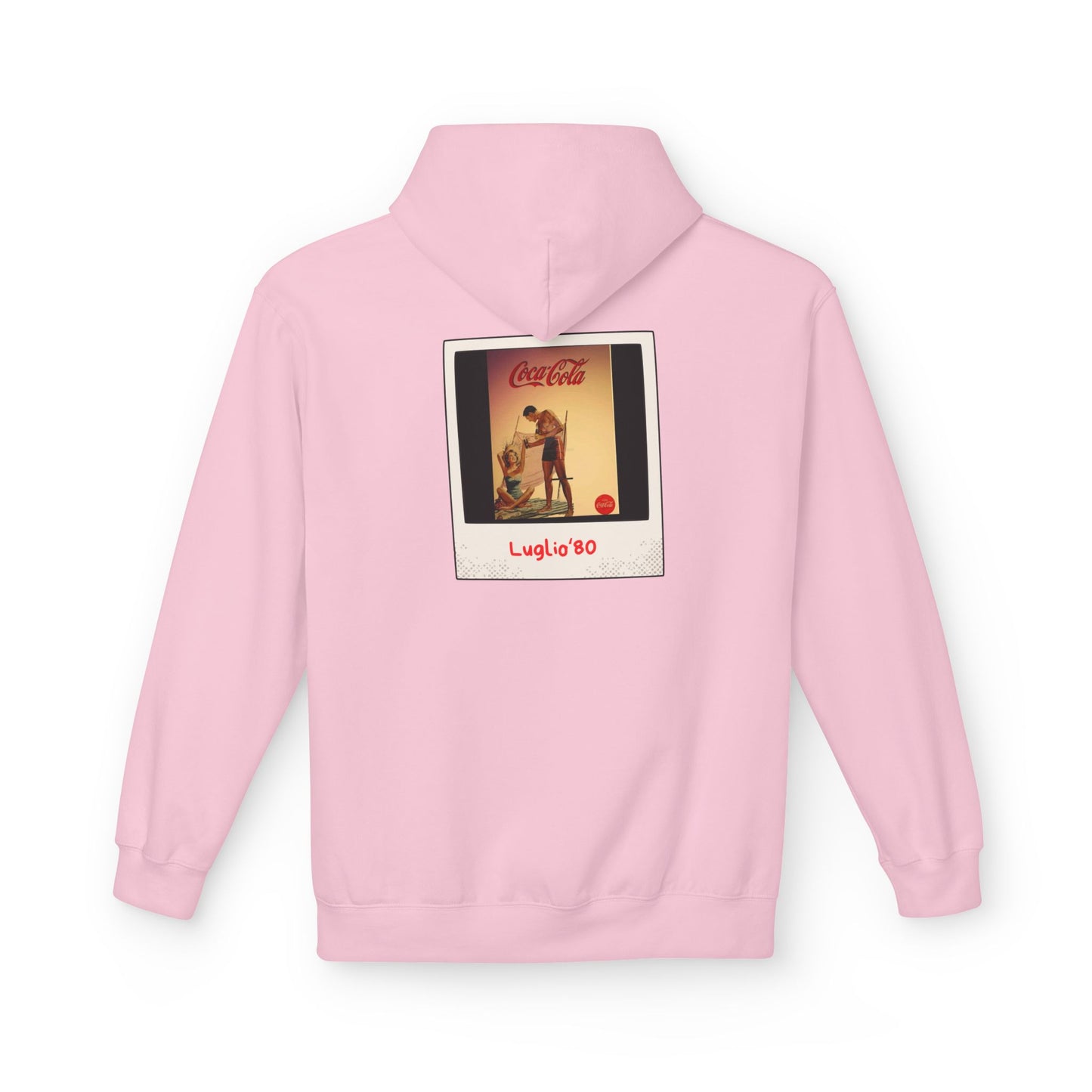 Felpa Unisex con cappuccio e stampa esclusiva T&t21 Estate '80