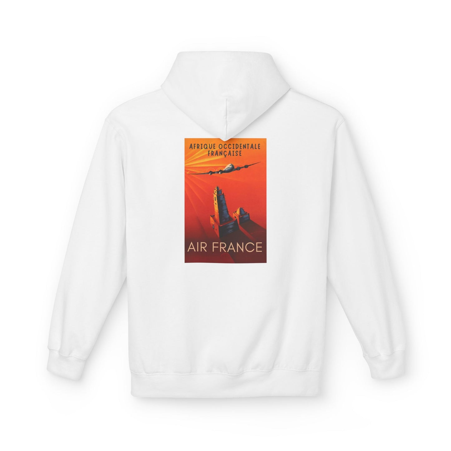 Felpa Unisex con cappuccio e stampa esclusiva T&t21 Air Vintage