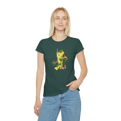 T-shirt donna Mojito Cocktail – Maglietta estiva retrò con grafica vintage