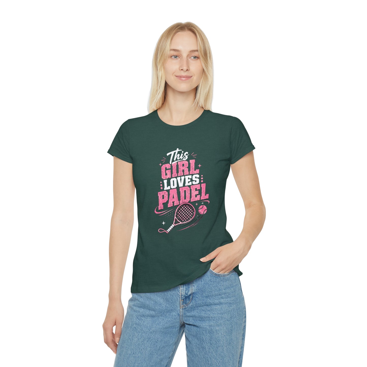 Maglietta Donna Padel Vintage | T-Shirt Sportiva Slim Fit