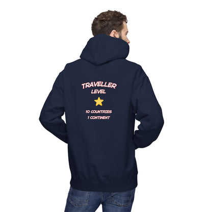 Felpa Unisex con cappuccio e stampa esclusiva T&t21 Traveller 10