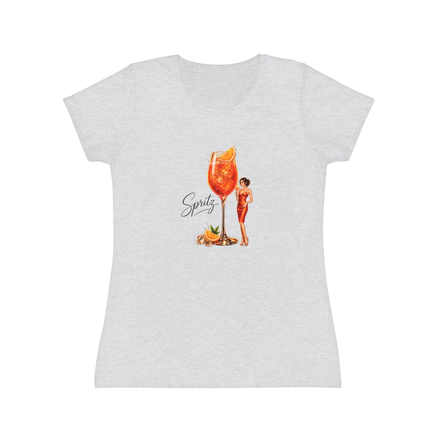 T-shirt donna Aperol Spritz – Maglietta estiva retrò con grafica cocktail