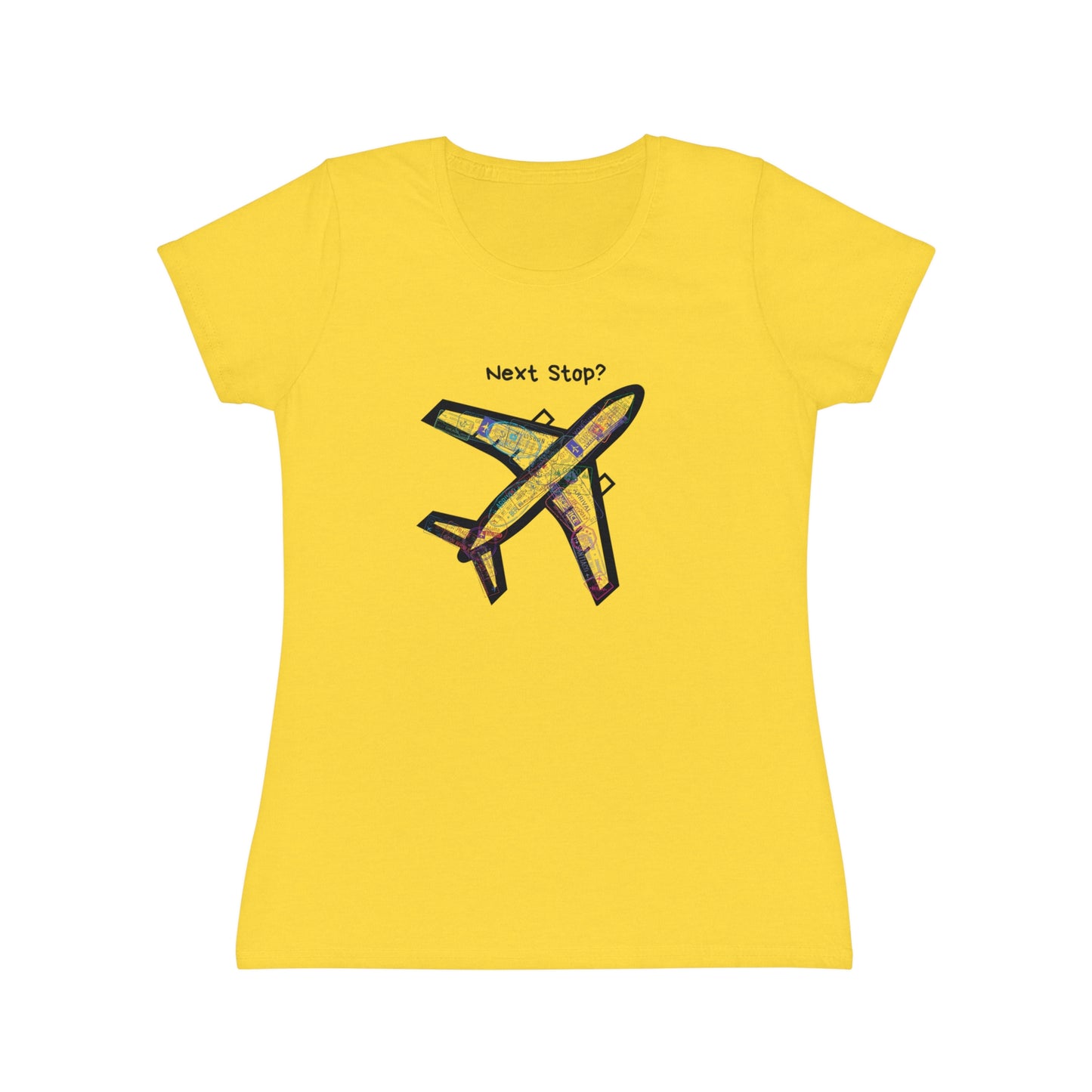 T-shirt Donna Slim Next Stop?
