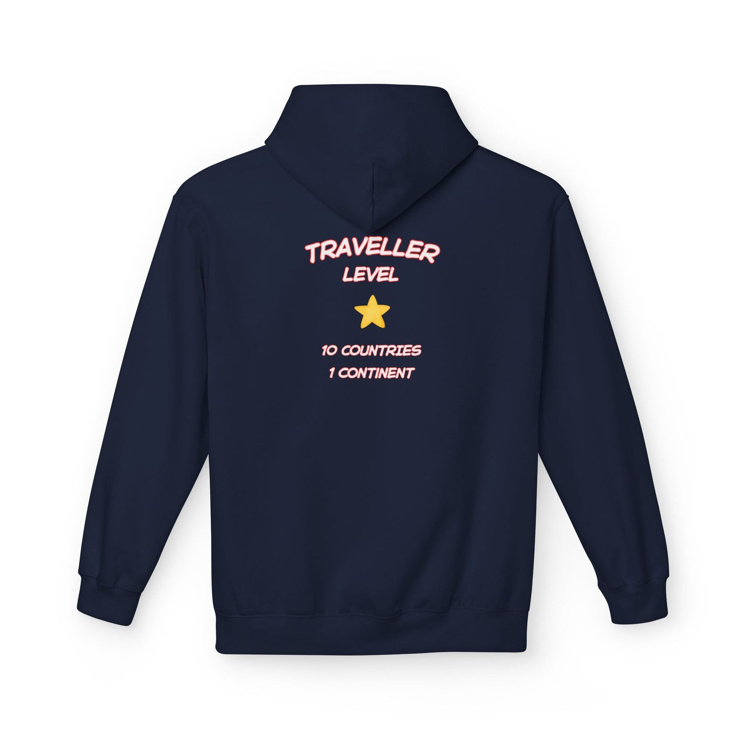 Felpa Unisex con cappuccio e stampa esclusiva T&t21 Traveller 10
