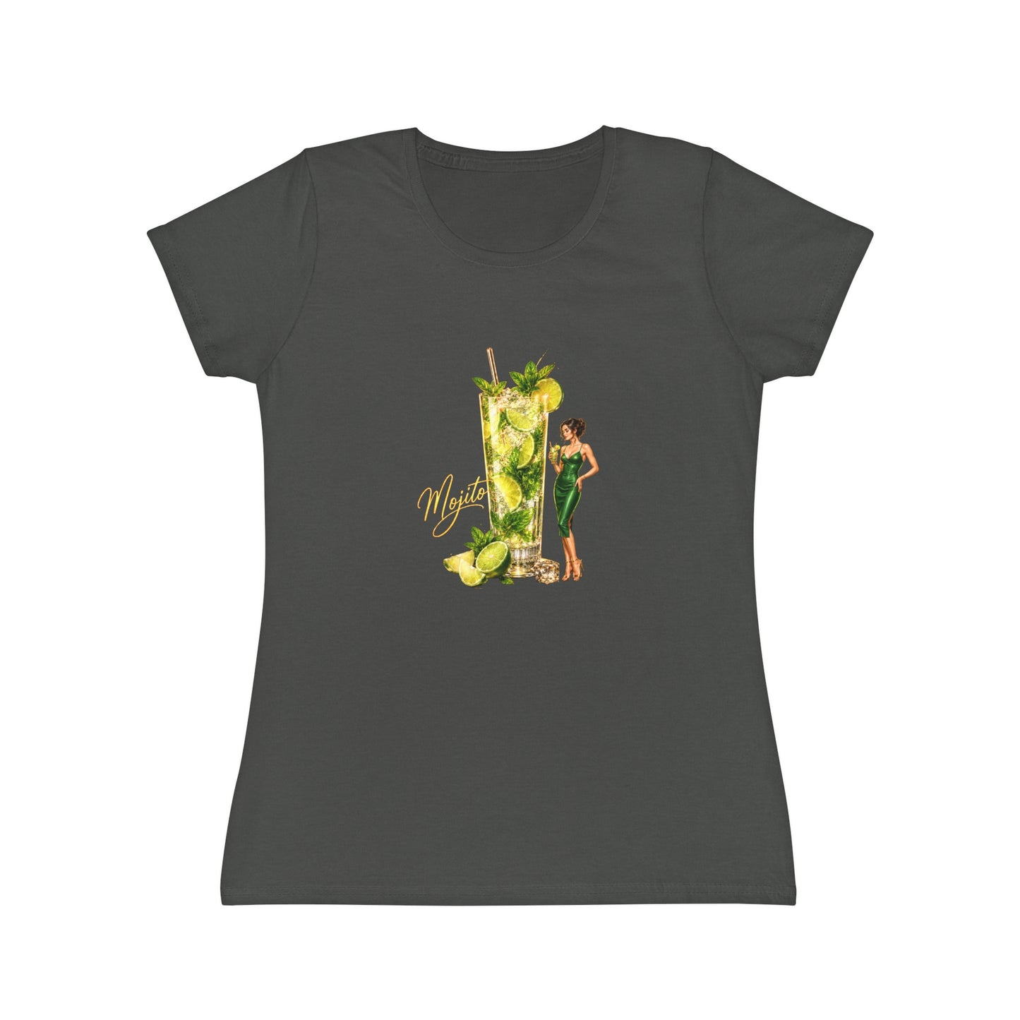 T-shirt donna Mojito Cocktail – Maglietta estiva retrò con grafica vintage